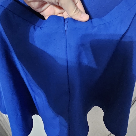 Lulus “Just Us” Royal Blue Skater Dress – Size M - Picture 7 of 10